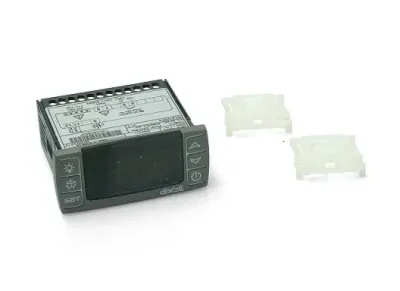 DIXELL - Régulateur pour application positive ou négative ( avec double sortie compresseur ) - 230V - 4 contacts 16/8/8/5A