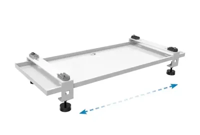 Bac de récupération avec support de sol - 410 x 1250 mm Bac de récupération avec support de sol - 410 x 1250 mm