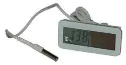 Thermomètre solaire à encastrer - Indicateur de température