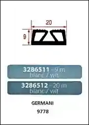 Joints à encastrer pour cellule - 9 m