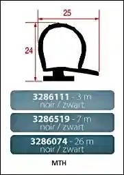 Joints à encastrer pour cellule -  7 m
