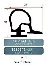 Joints à encastrer pour cellule -  20 m