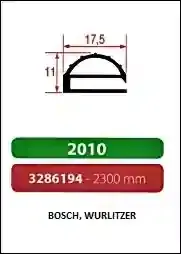 Joint à encastrer - non magnétique - 2300 mm