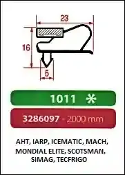 Joint à encastrer - magnétique - 2000 mm