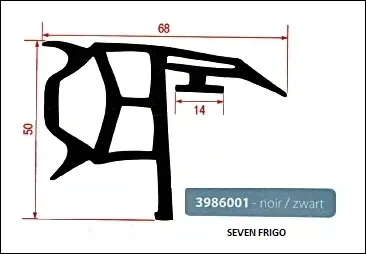 Joints à encastrer pour cellule -  1 m