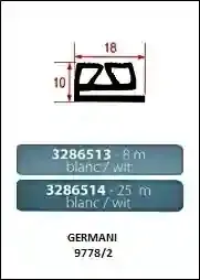 Joints à encastrer pour cellule - 8 m