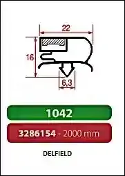 Joint à encastrer - magnétique - 2000 mm