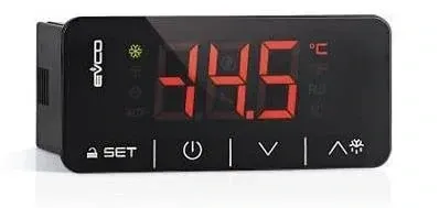 EVCO - Régulateur électronique - 1 sortie relais - profondeur réduite