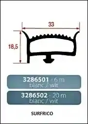Joints à encastrer pour cellule - 6 m