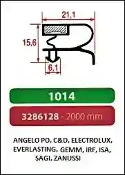 Joint à encastrer - magnétique - 2000 mm