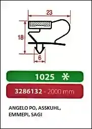 Joint à encastrer - magnétique - 2000 mm