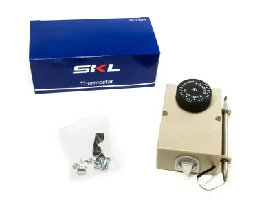 SKL - Thermostat mécanique à bulbe accolé- 1 Contact inverseur 16A SKL - Thermostat mécanique à bulbe accolé- 1 Contact inverseur 16A
