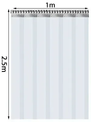 Rideau à lanière - Rideau à lamelle souple Rideau à lanière - Rideau à lamelle souple