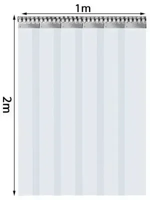 Rideau à lanière - Rideau à lamelle souple Rideau à lanière - Rideau à lamelle souple