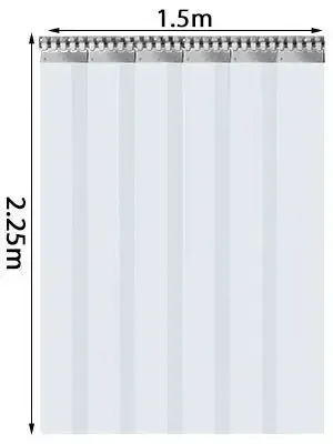 Rideau à lanière - Rideau à lamelle souple Rideau à lanière - Rideau à lamelle souple