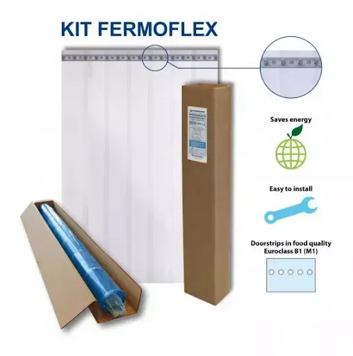 FERMOD - Rideau à lanières souples 109 x 208 cm - POUR AMBIANCE NEGATIVE