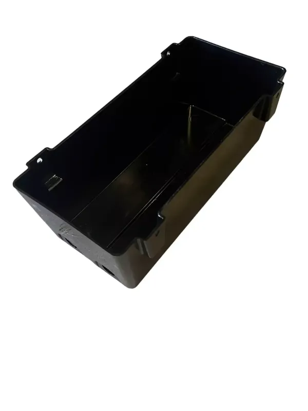 Bac condensat horizontal  en résine - Capacité de 2,8 Litres - Dimensions : L x l x H en mm - 300 x 140 x 106. Pose à l'horiz