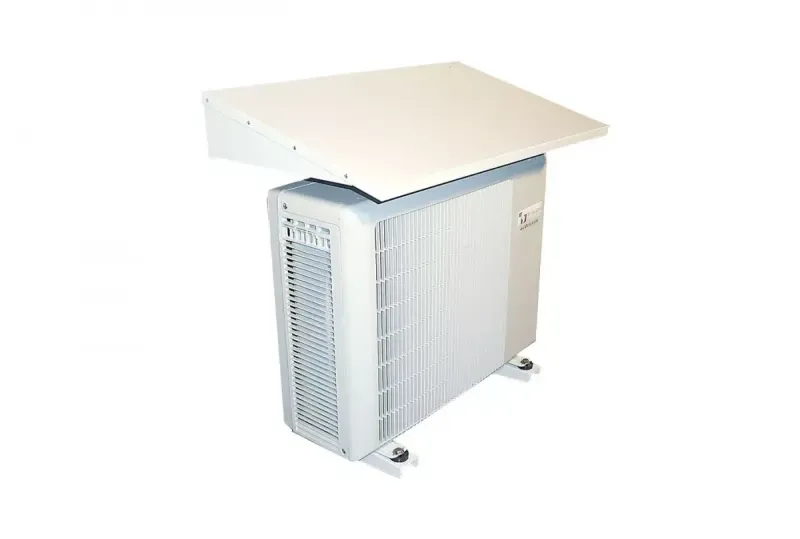 Protection pour groupe clim blanc 800 x 445 mm
