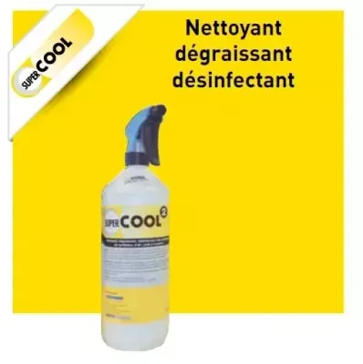 SuperCOOL 2 - Triple action - Nettoie, dégraisse et désinfecte. SuperCOOL 2 - Triple action - Nettoie, dégraisse et désinfecte.