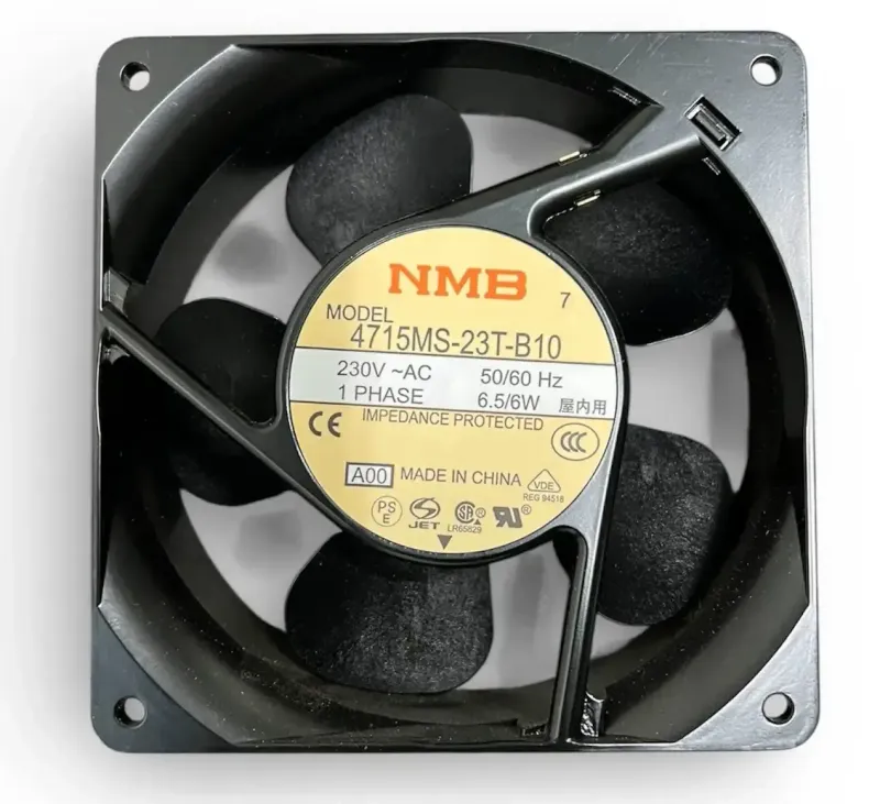 NMB - Moteur ventilateur axial compact - 220V - 6,5W - 119x119x38 mm