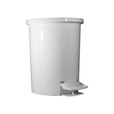 Pattumiera a pedale mini bianco