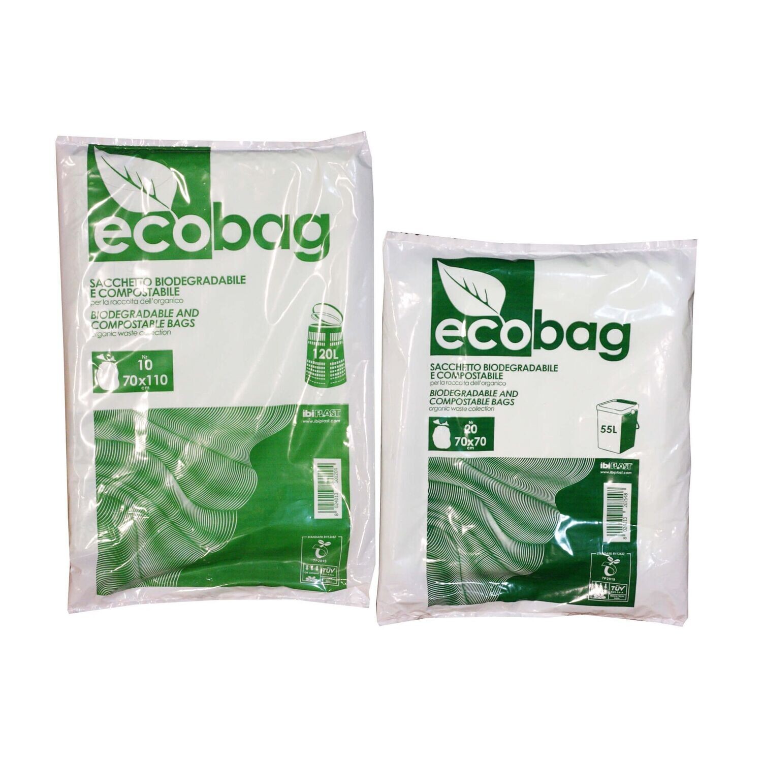 Sacchetti biodegradabili per umido - Formato convenienza