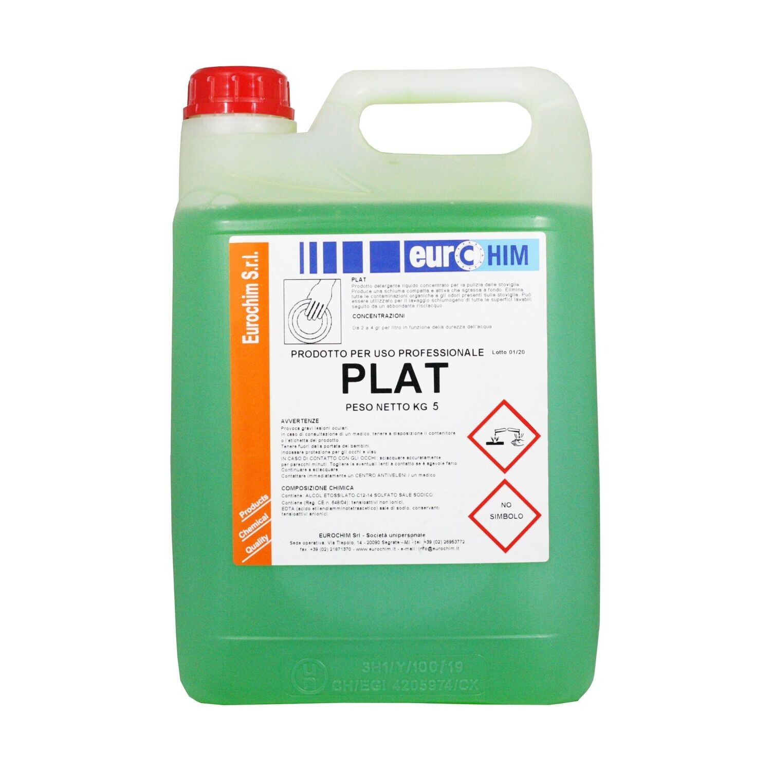 Plat: detergente liquido