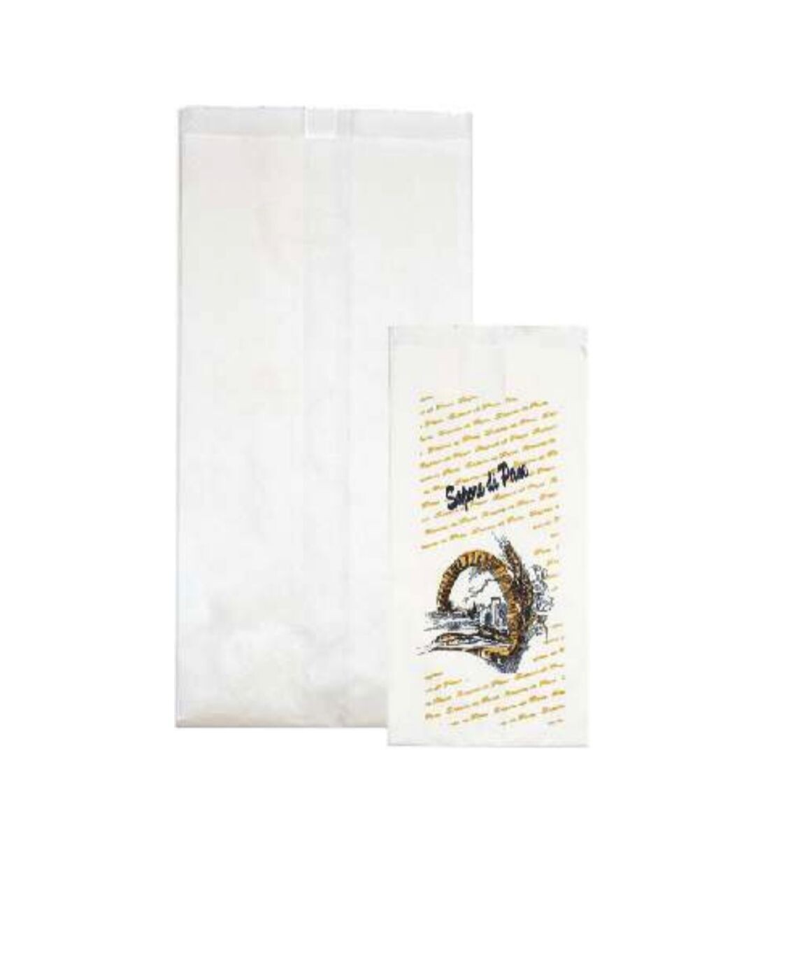 Sacchetto kraft bianco