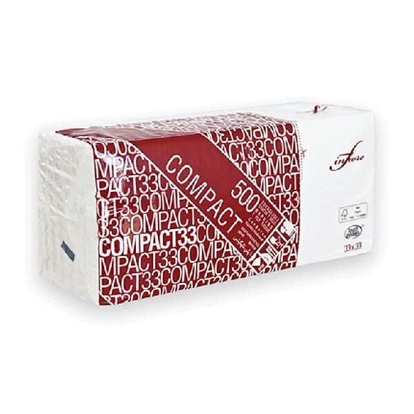 Tovaglioli 33 x 33 bianco 1 velo