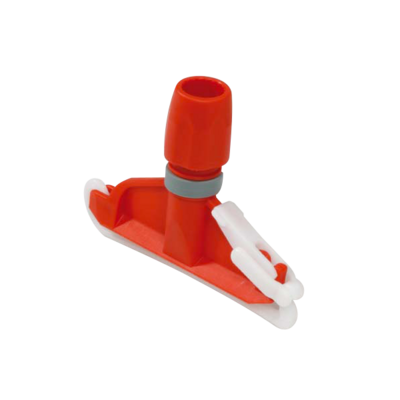 Pinza in plastica per mop rossa