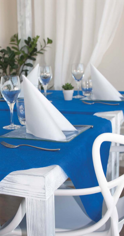 Coprimacchia Airspun 140 x 140, colore: Coprimacchia Airspun 140 x 140  blu