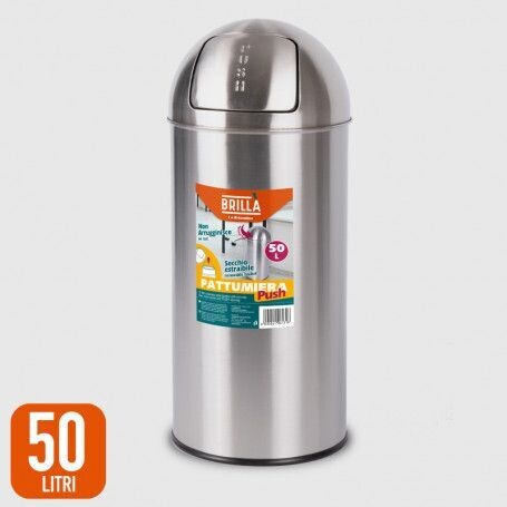 Contenitore "PUSH" Lt 50  SATINATO