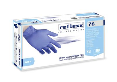 Guanti nitrile BLU senza polvere R76 3,5 g