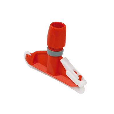 Pinza in plastica per mop rossa