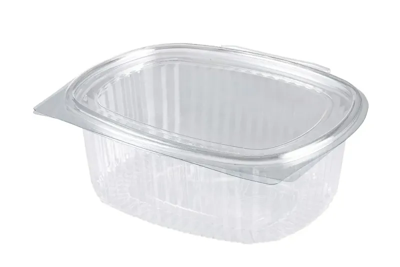 Vaschetta ovale con coperchio in pet