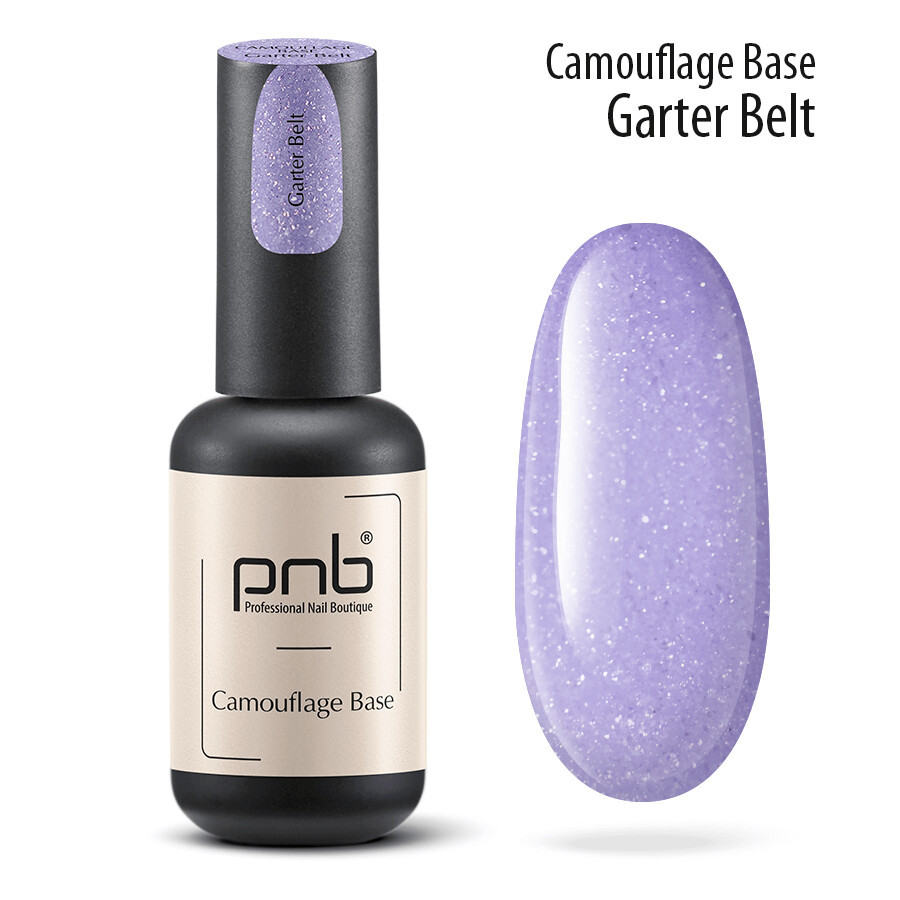 UV/LED Camouflage Base Lack  PNB, Garter Belt " light violet" 8 ml
