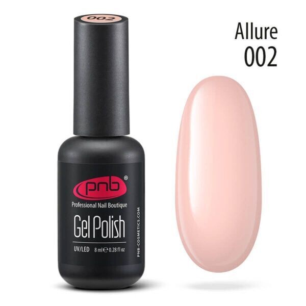 UV/LED Gel Polish Nagellack PNB 002"ALLURE"  8ml