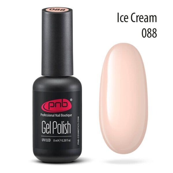 UV/LED Gel Polish Nagellack PNB 088 "ICE CREAM"  8ml