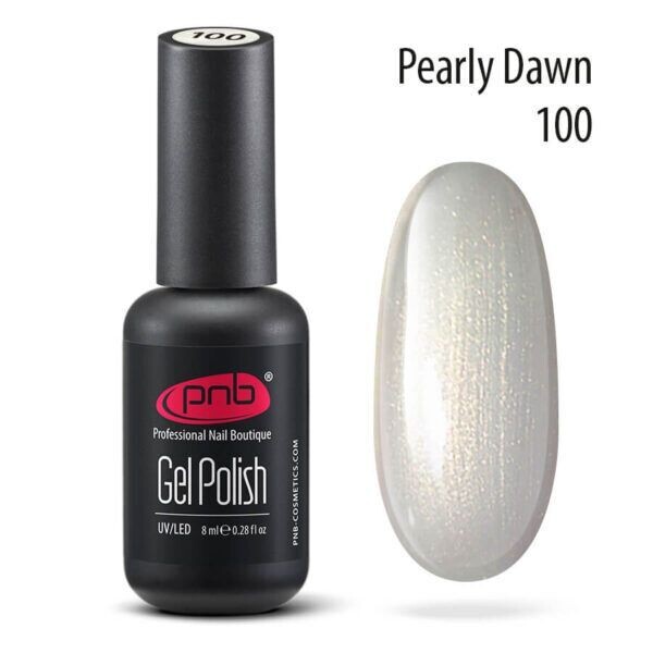 UV/LED Gel Polish Nagellack PNB 100 "PEARLY DOWN"  8ml
