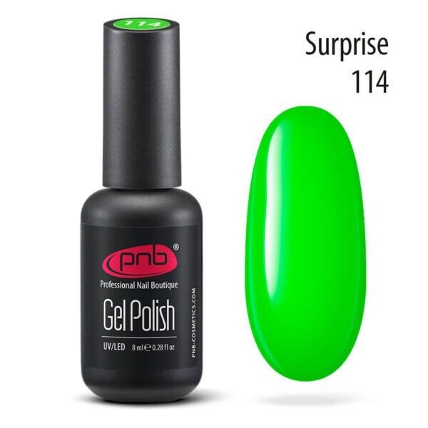 UV/LED Gel Polish Nagellack PNB 114 "SURPRISE"  8ml