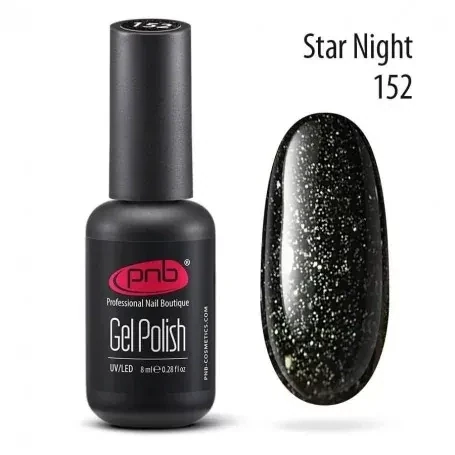 UV/LED Gel Polish Nagellack PNB 152 "STAR NIGHT "  8ml