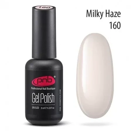 UV/LED Gel Polish Nagellack PNB 160 "MILKY HAZE"  8ml