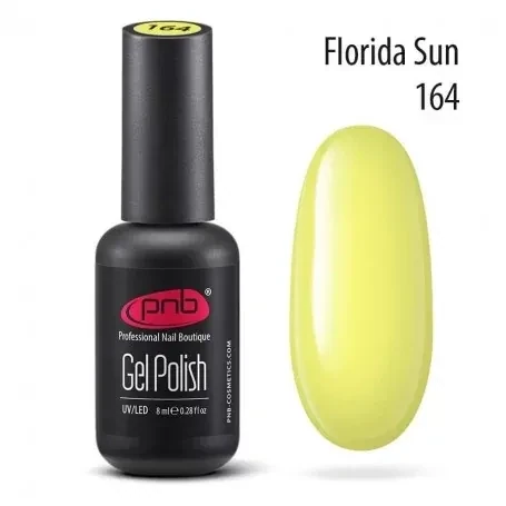 UV/LED Gel Polish Nagellack PNB 164 "FLORIDA SUN"  8ml