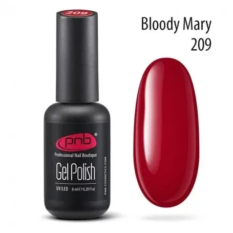 UV/LED Gel Polish Nagellack PNB 209 "BLOOY MARY"  8ml