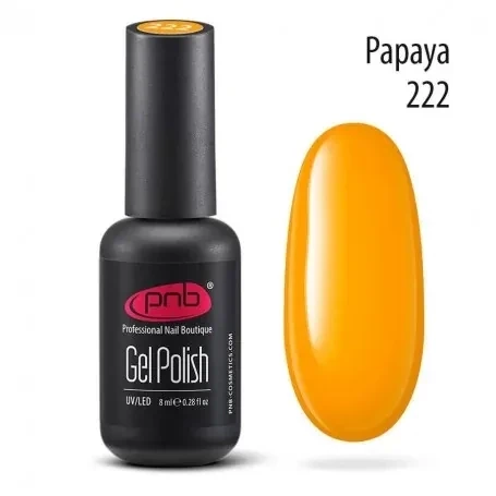UV/LED Gel Polish Nagellack PNB 222 "PAPAYA"  8ml