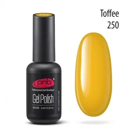 UV/LED Gel Polish Nagellack PNB  250"TOFFEE" 8ml