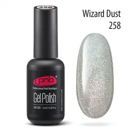 UV/LED Gel Polish Nagellack PNB 258 " WIZARD DUST" 8ml