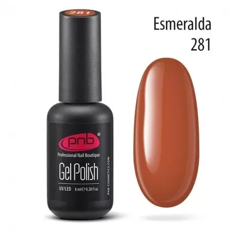 UV/LED Gel Polish Nagellack PNB 281 "ESMERALDA"  8ml