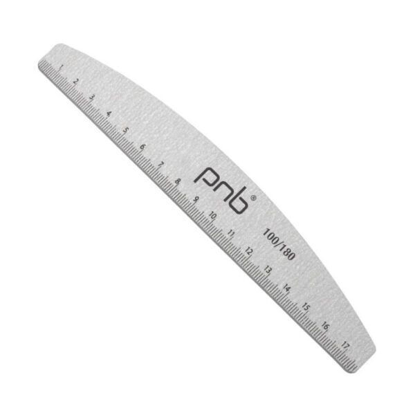 NAIL FILE-RULER PNB 100/180, SEMICIRCLE
