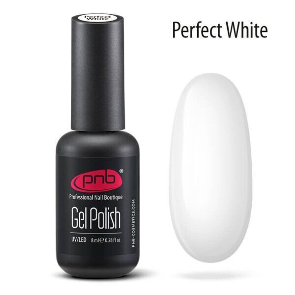 UV/LED Gel Polish Nagellack PNB " PERFECT WHITE "   8ml